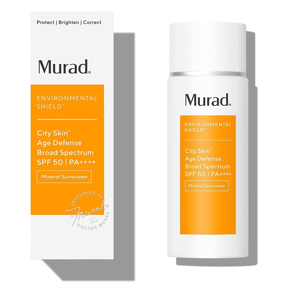 Kem Chống Nắng Khoáng Chất, Nâng Tone Da, 5 Tác Động Murad City Skin Age Defense Broad Spectrum SPF 50 | PA++++