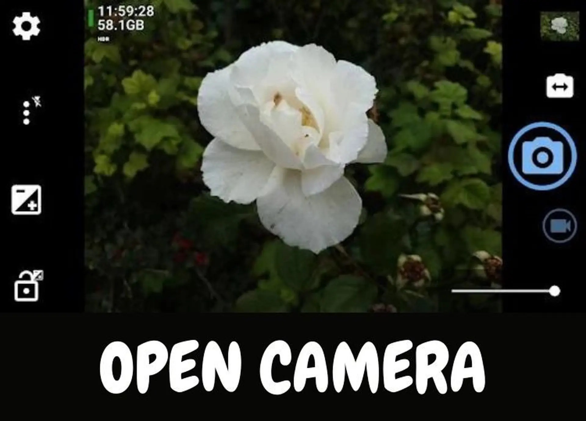 Open Camera là ứng dụng chụp ảnh