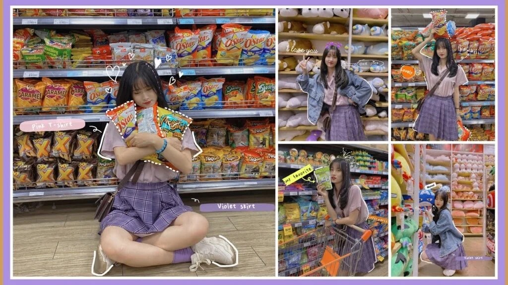 Các kiểu chụp hình trong siêu thị