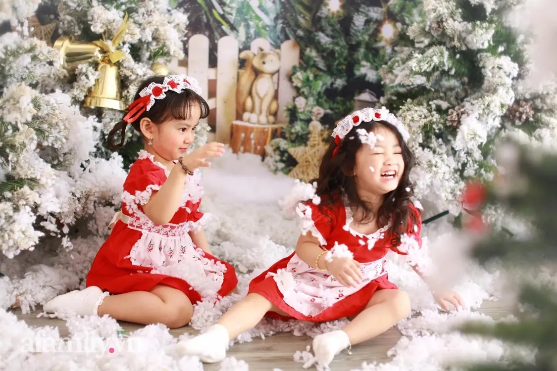 Đây cũng là một concept khá ấn tượng khi chụp ảnh noel cho bé