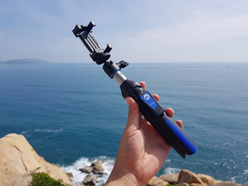 Gậy Selfie Chụp Hình Tự Sướng Tích Hợp Tripod Benro MK10 Hỗ Trợ Bluetooth 3.0 (Xanh Dương)