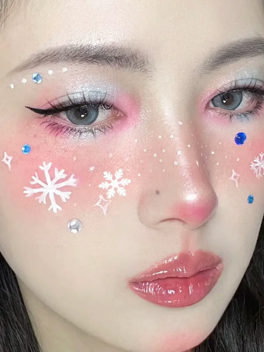 Makeup tone noel phong cách "Frosty" mộng mơ