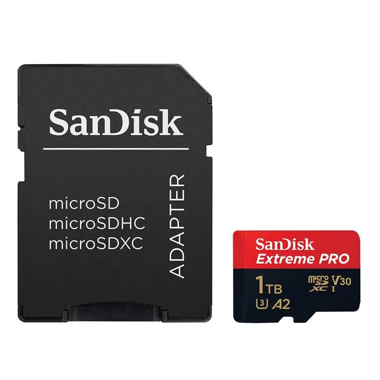 Thẻ microSD (khi dùng adapter)