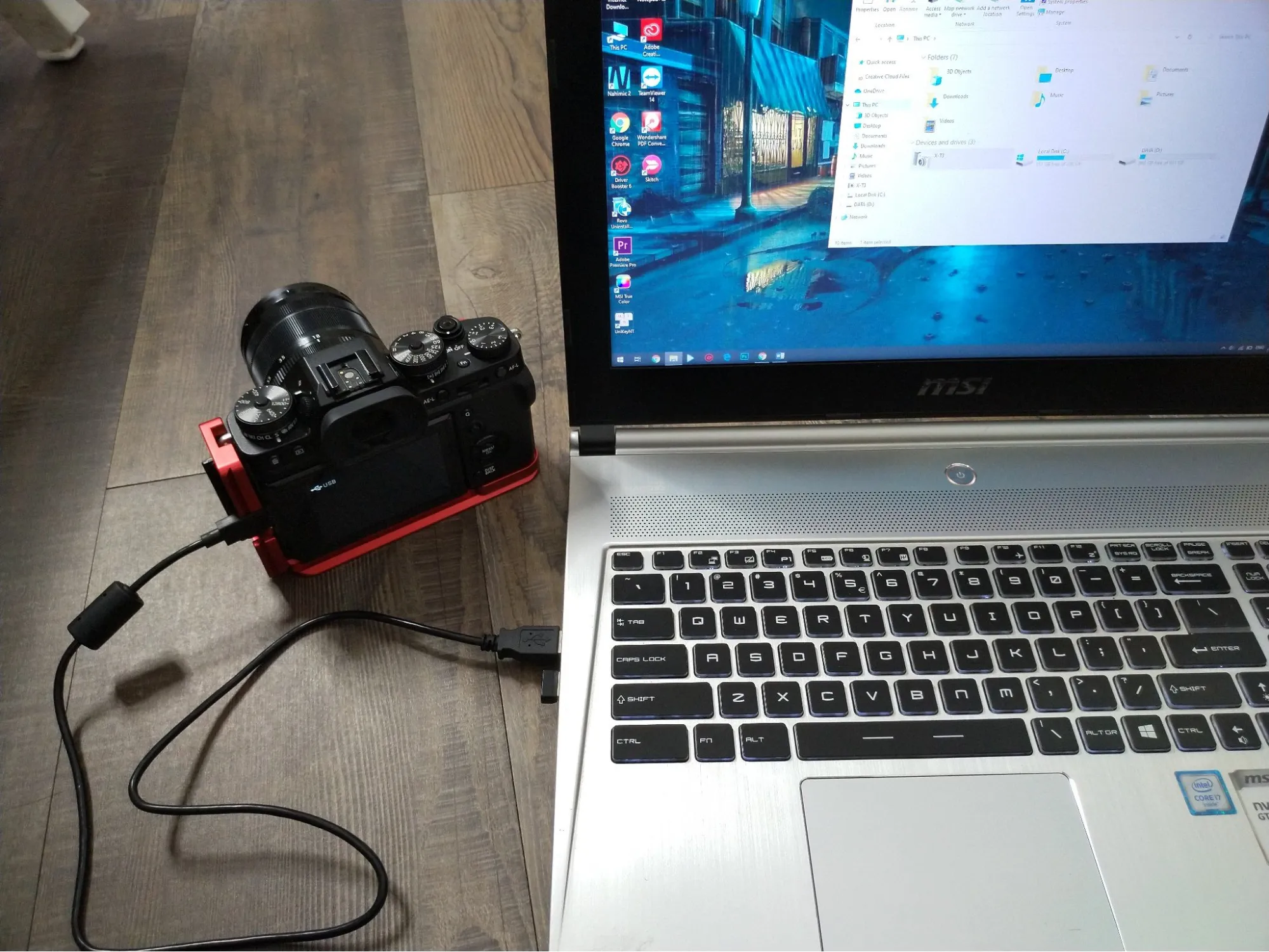 Kết nối máy ảnh canon với máy tính qua usb