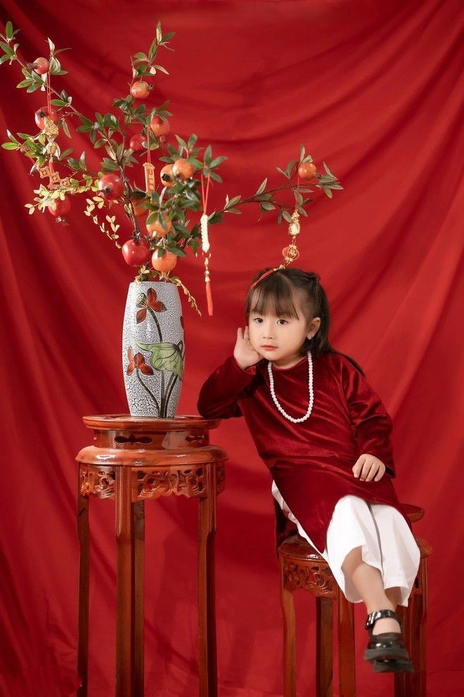 Chụp ảnh tết cho bé siêu xinh