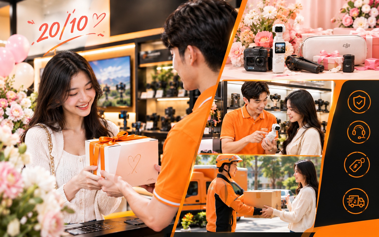 Mua quà tặng công nghệ 20/10 chính hãng, giao nhanh ở đâu?