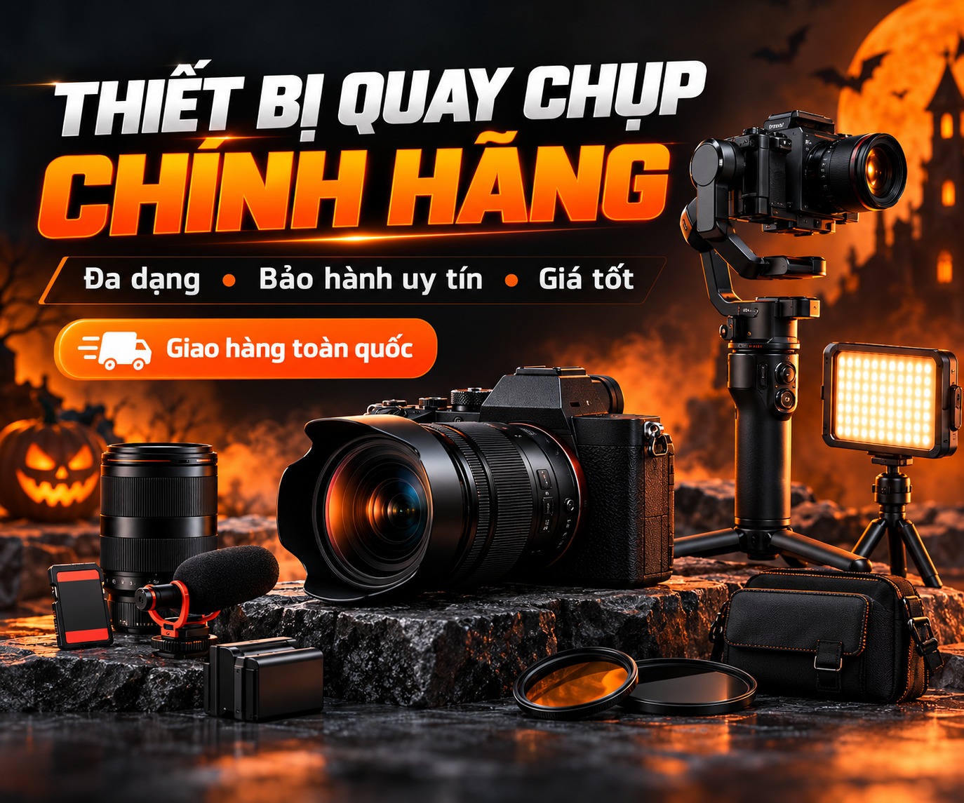 Huy Hoàng Digital - Địa điểm mua thiết bị quay chụp uy tín, hiện đại.