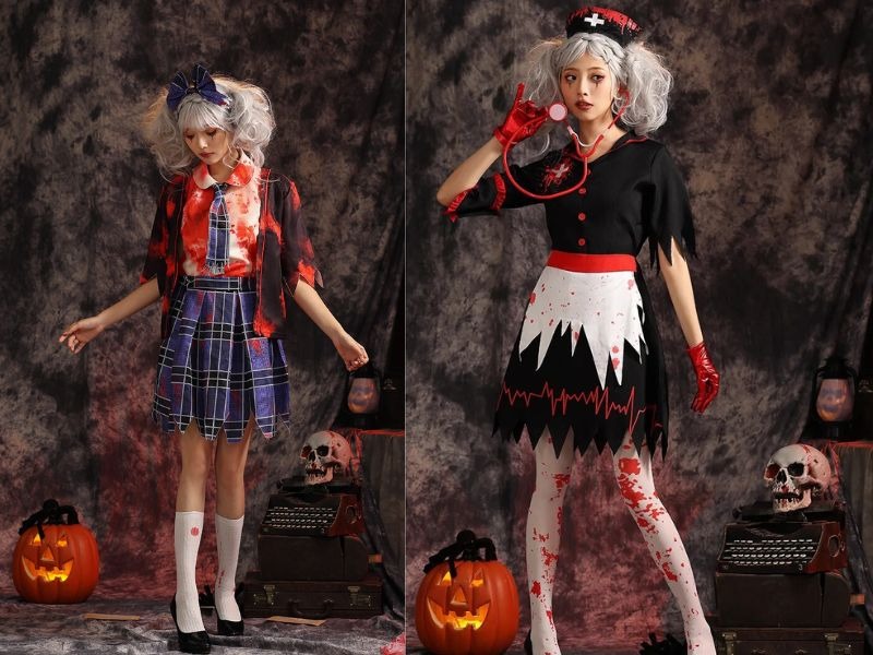 Phong cách cosplay búp bê ma ám ấn tượng và rùng rợn