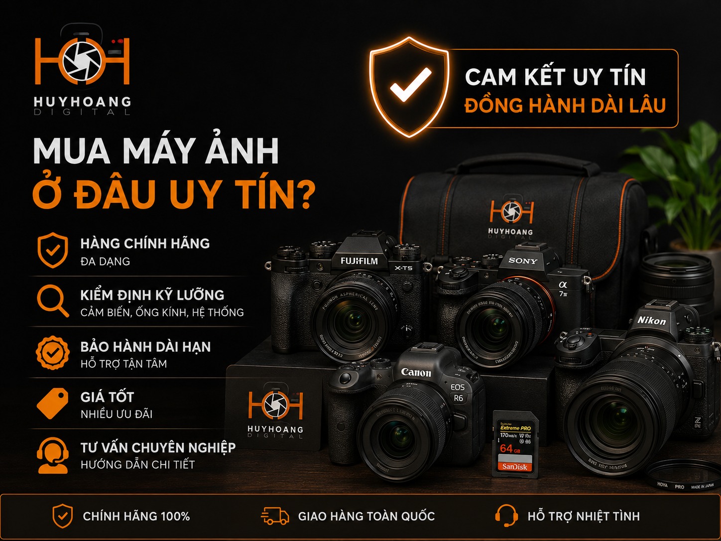 Mua máy ảnh sở hữu tính năng chụp chồng ảnh ở đâu uy tín?