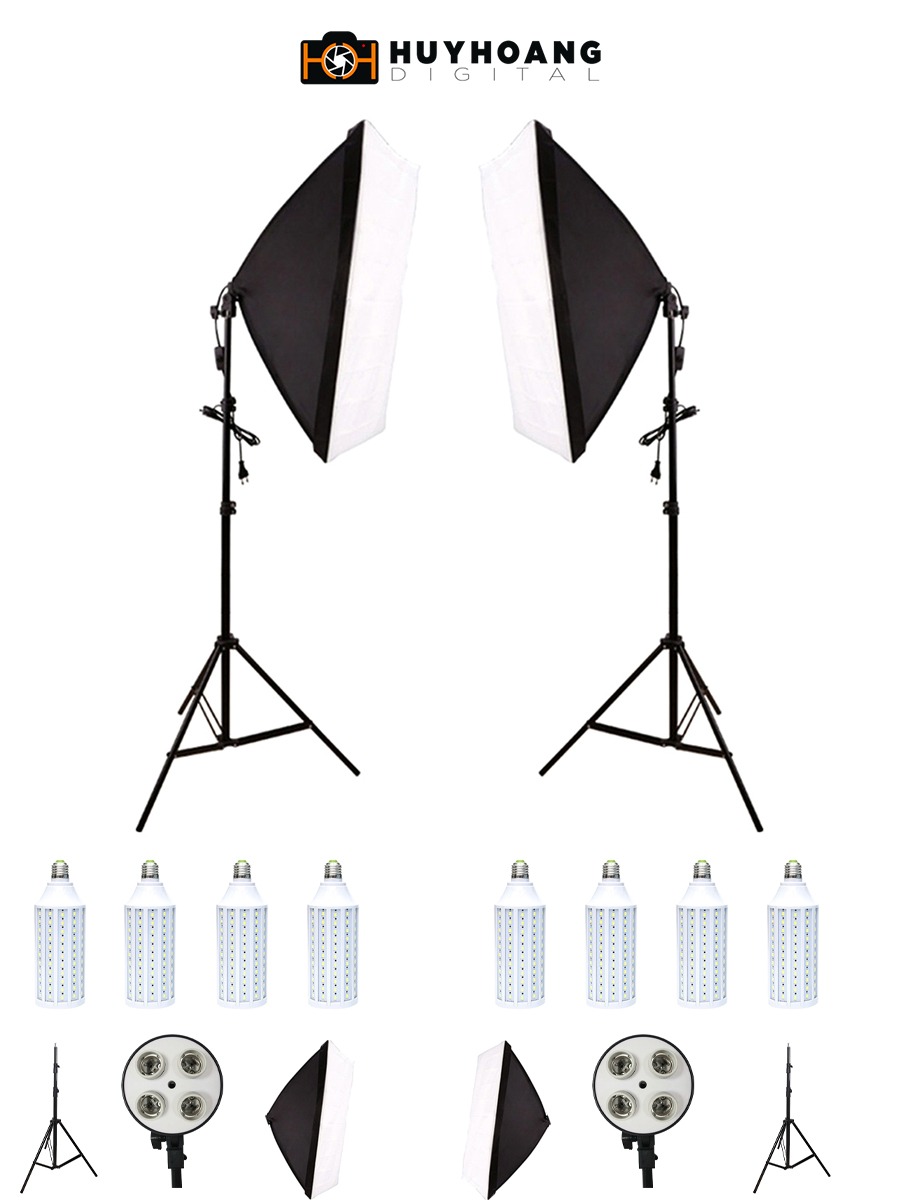 Bộ đèn chụp sản phẩm LED 360 480W 5500K