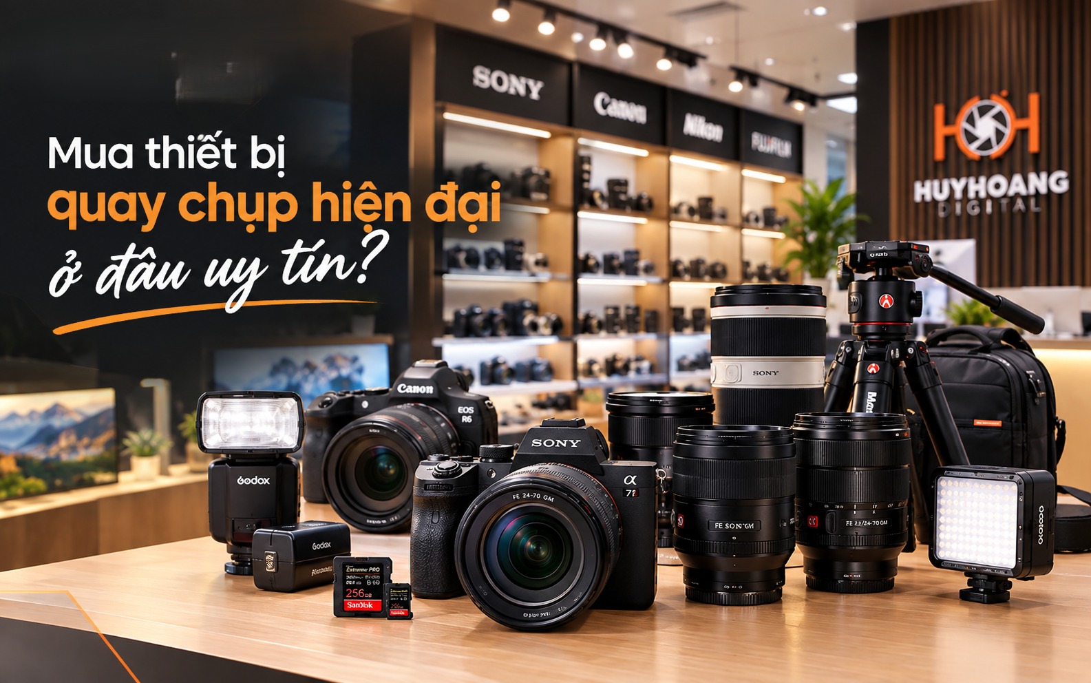 Mua các thiết bị quay chụp hiện đại ở đâu uy tín?