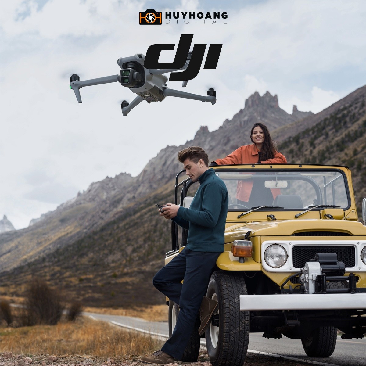 Flycam DJI Air 3 More Combo (DJI RC-N2)