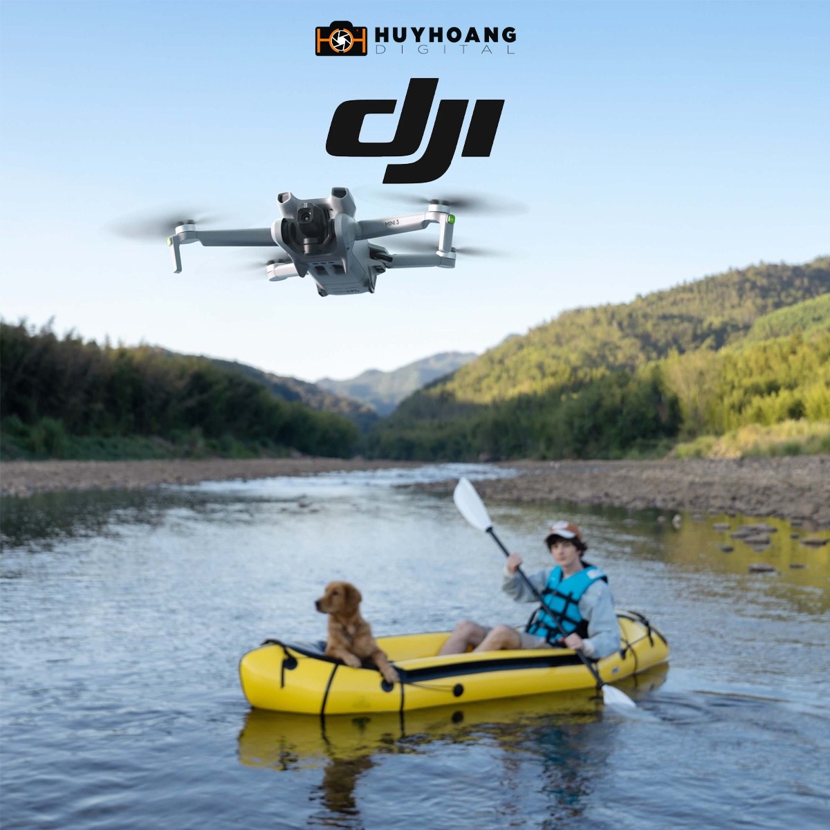 Flycam DJI Mini 3 Fly More Combo Plus (DJI RC)