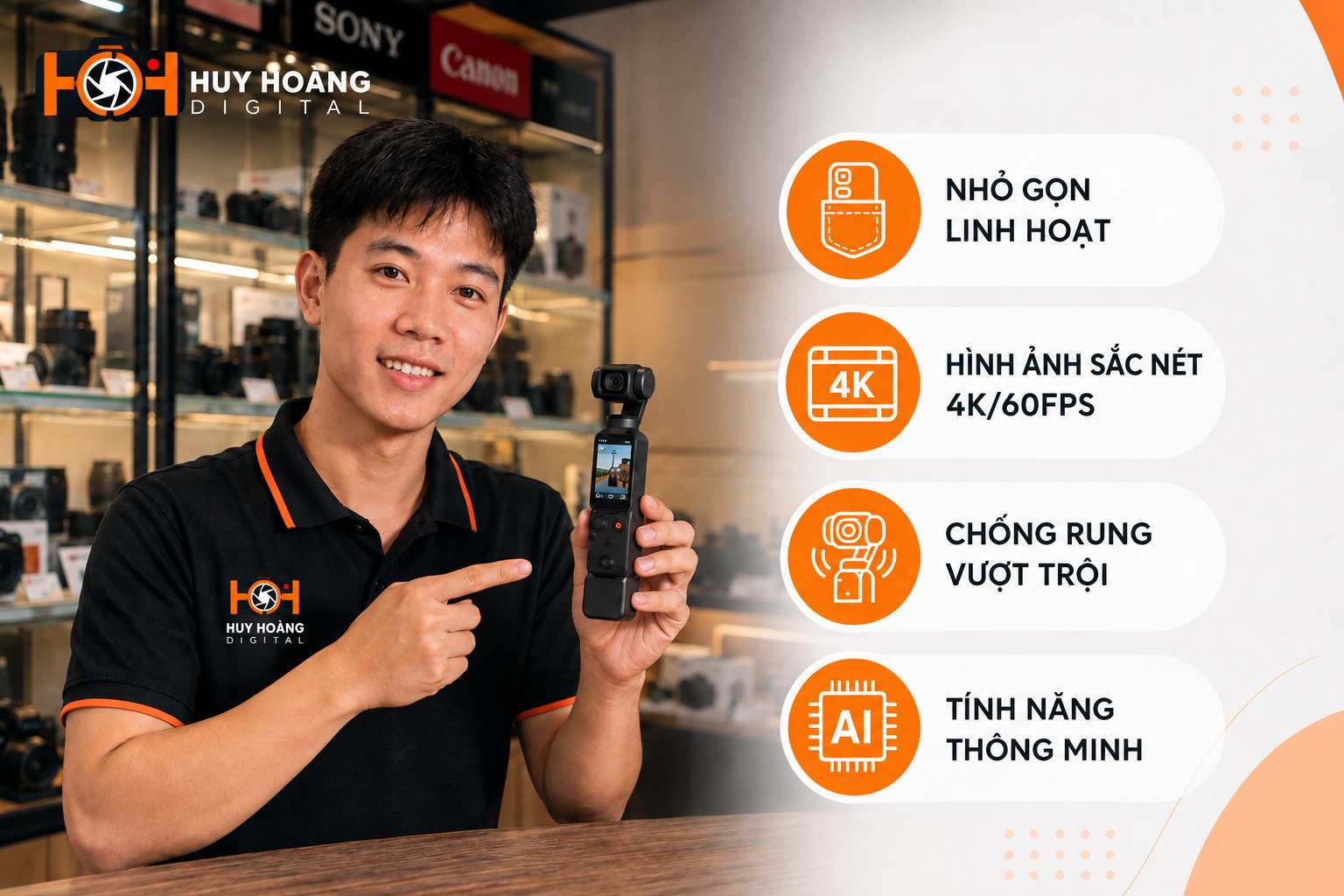 Các bước chuẩn bị thiết bị và thiết lập thông số máy ảnh cơ bản