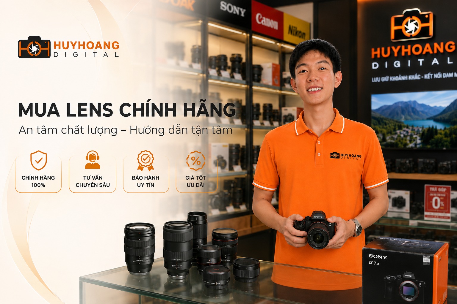 Mua lens ở đâu để được hướng dẫn bảo quản an toàn?