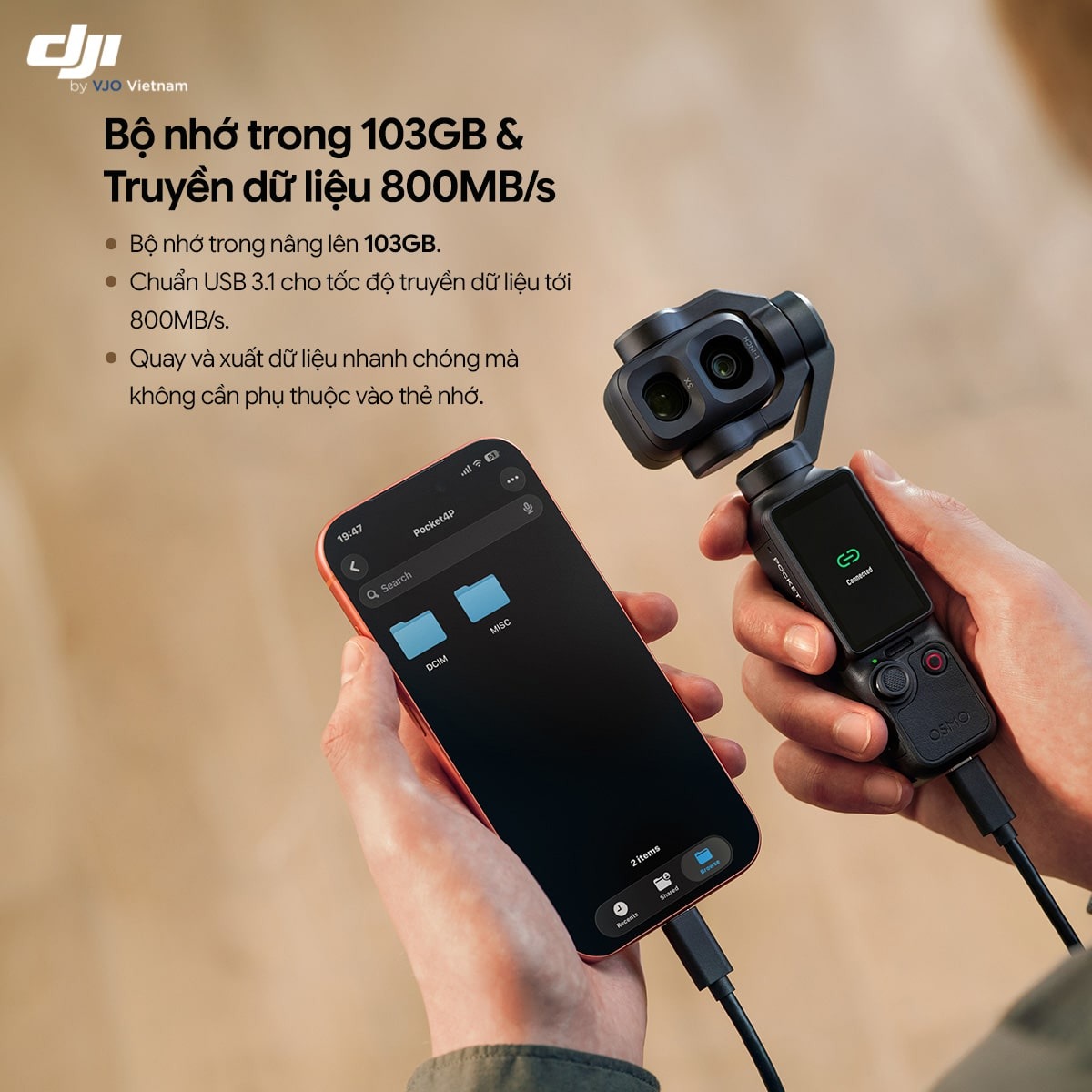 Hệ thống sạc siêu tốc cùng bộ nhớ trong 103GB