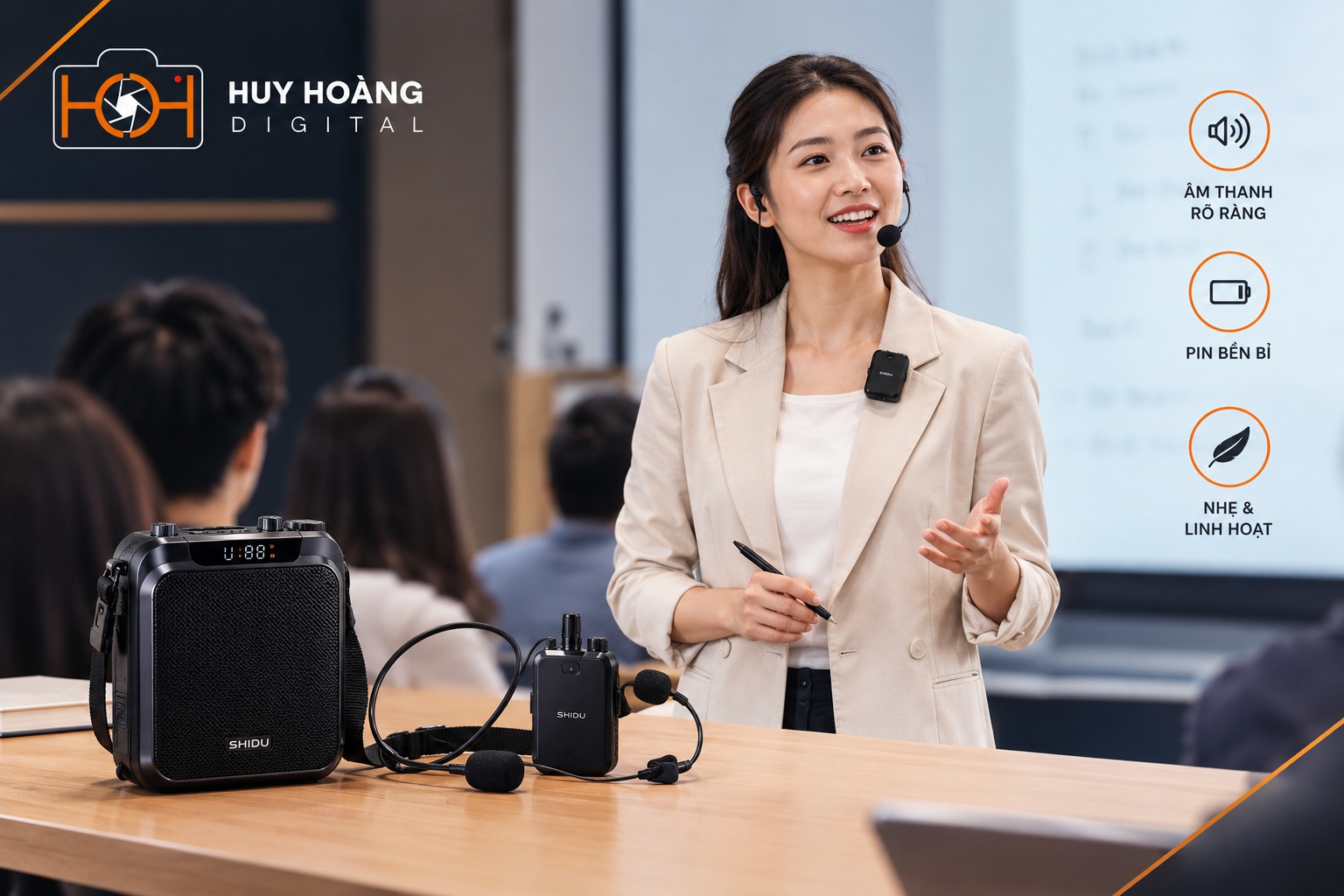 Tiêu chí quan trọng khi lựa chọn mic trợ giảng
