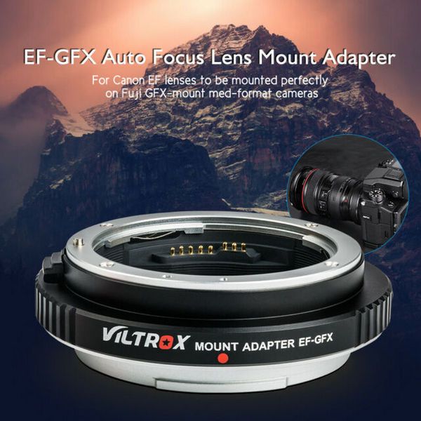 Ngàm chuyển AF Viltrox EF-GFX Lens Canon EF EF-S cho máy ảnh Fujifilm GFX med format