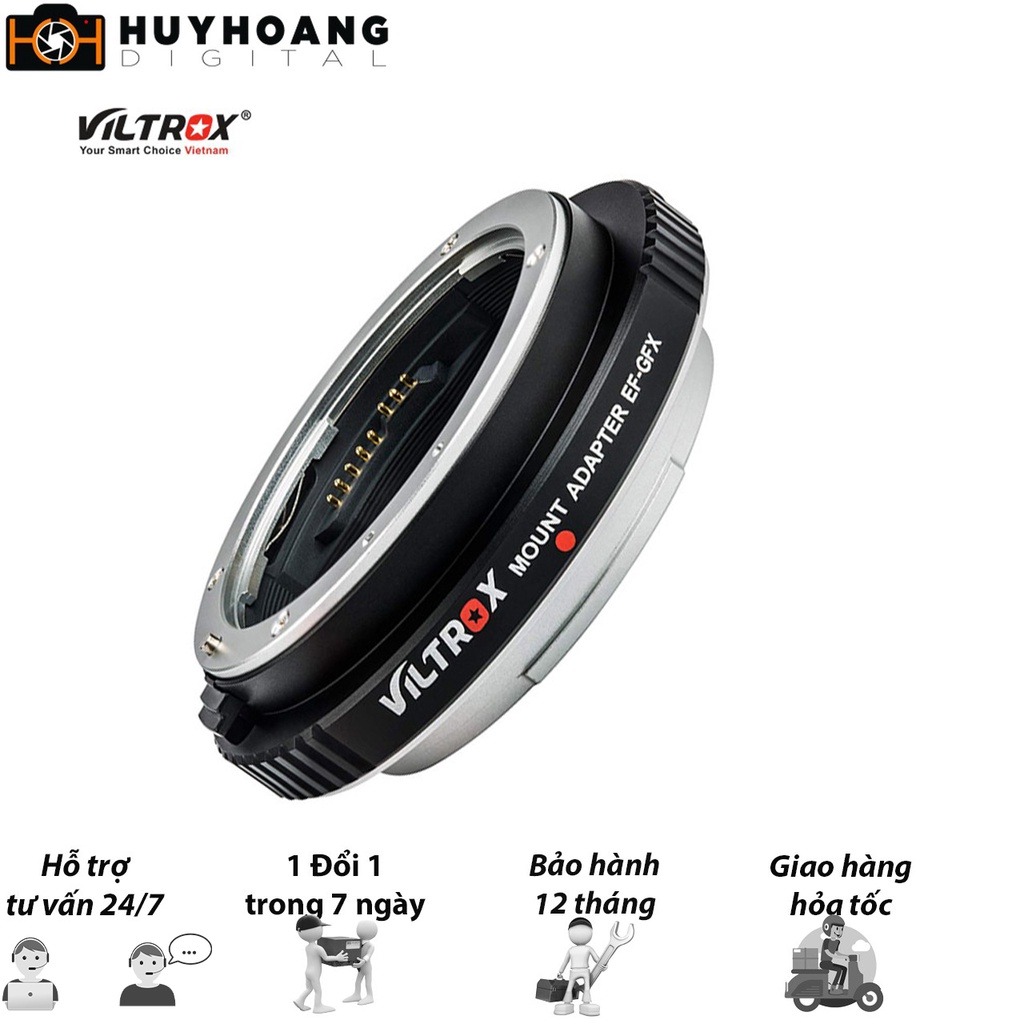 Ngàm chuyển AF Viltrox EF-GFX PRO Lens Canon EF EF-S cho máy ảnh Fuji GFX med format
