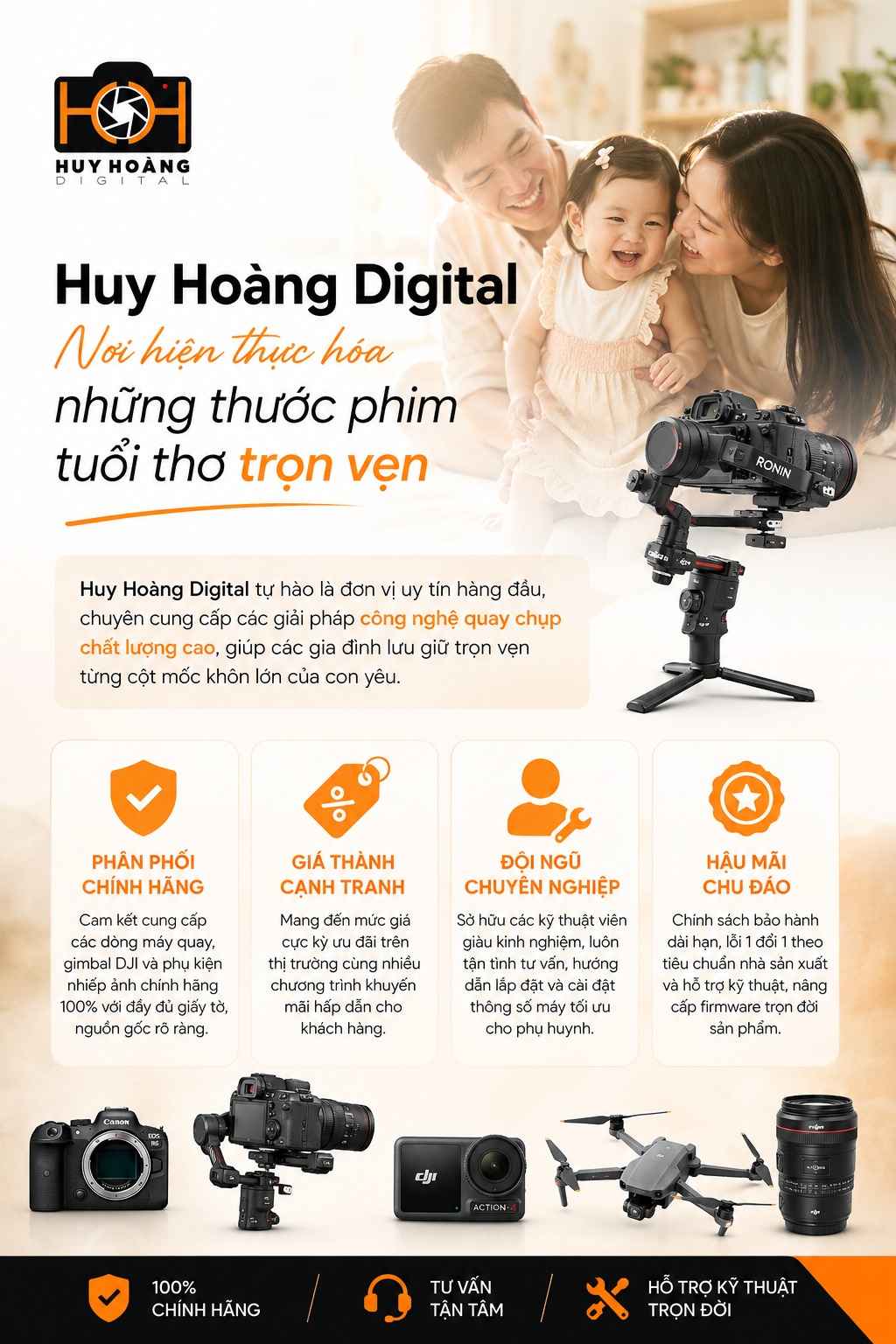 Huy Hoàng Digital - Nơi hiện thực hóa những thước phim tuổi thơ trọn vẹn