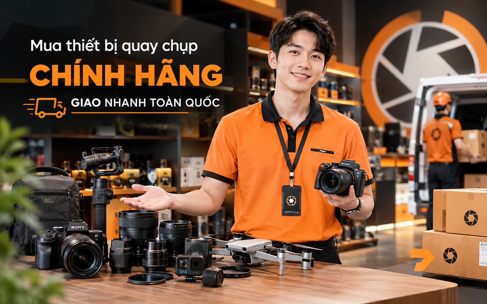 Mua các thiết bị quay chụp chính hãng, giao nhanh toàn quốc ở đâu?