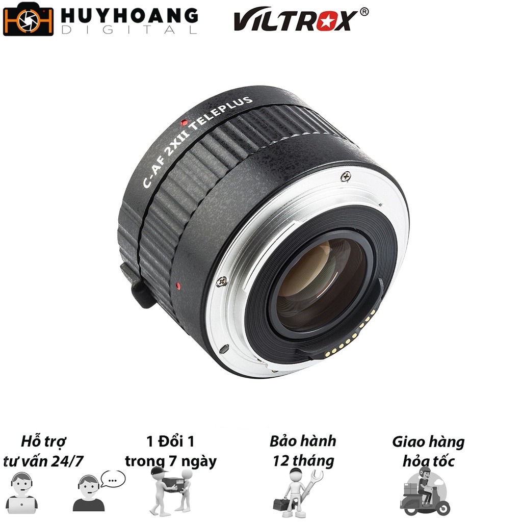 Ống Kính Lấy Nét Tự Động Viltrox C-AF 2XII AF Hàng Nhập khẩu