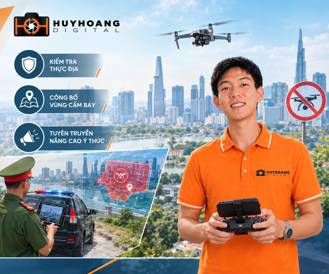 Giải pháp nâng cao hiệu quả quản lý thiết bị bay không người lái mà TP.HCM đã đưa ra