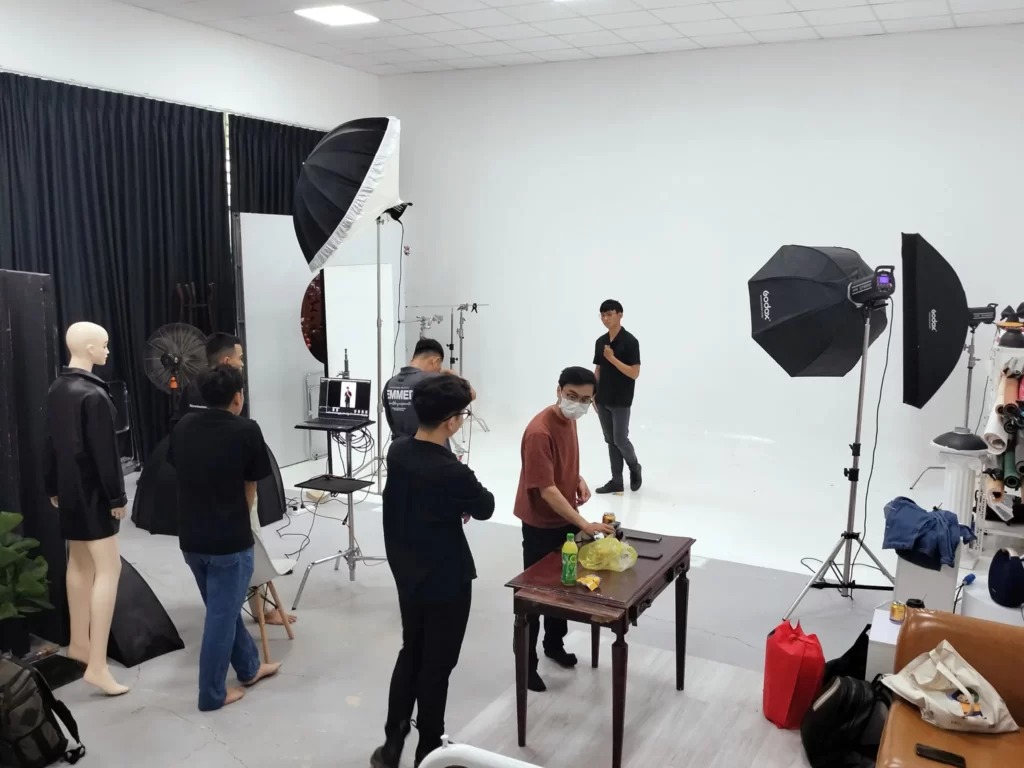Các bước setup không gian và ánh sáng chuẩn studio cưới