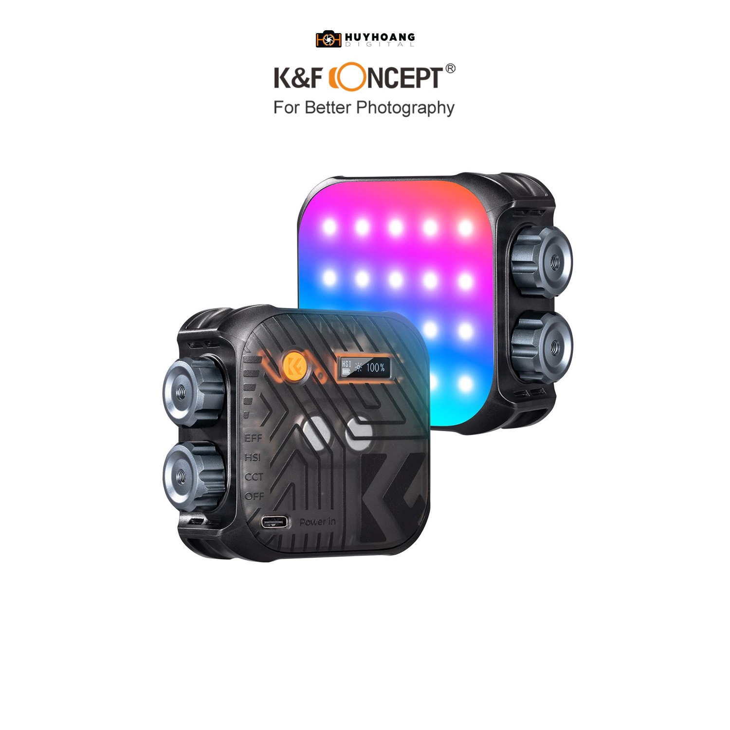 Đèn chụp ảnh cầm tay L01 RGB giúp bạn chụp ảnh và quay video chân thực hơn