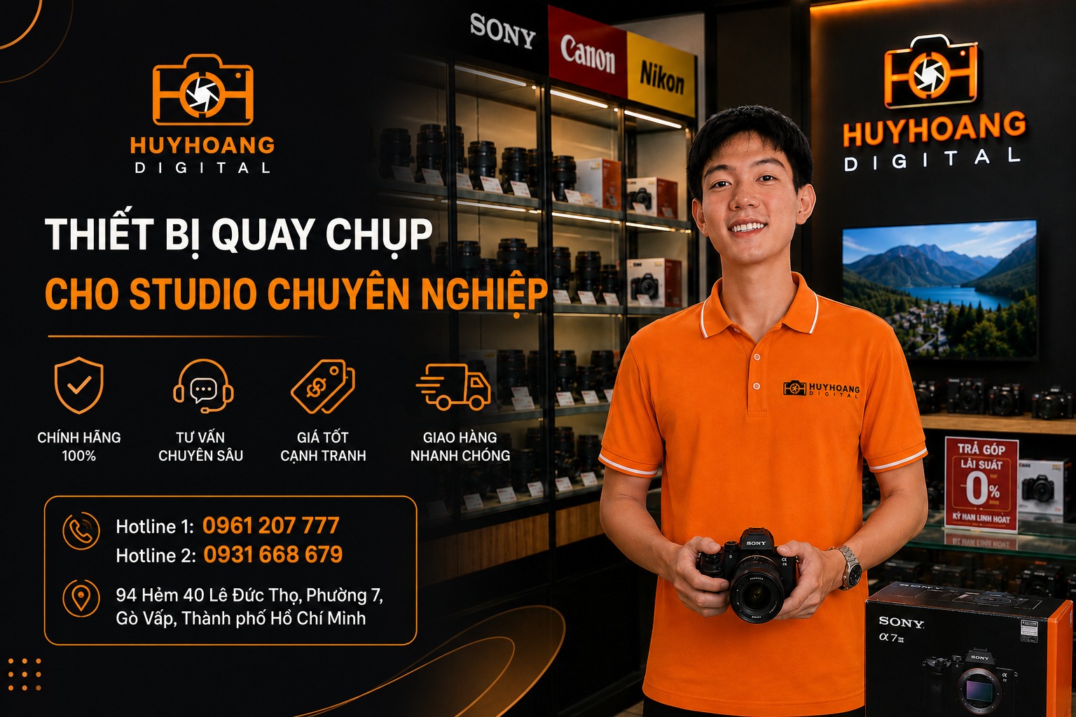 Nên mua các thiết bị quay chụp và setup studio chụp ảnh cưới ở đâu?