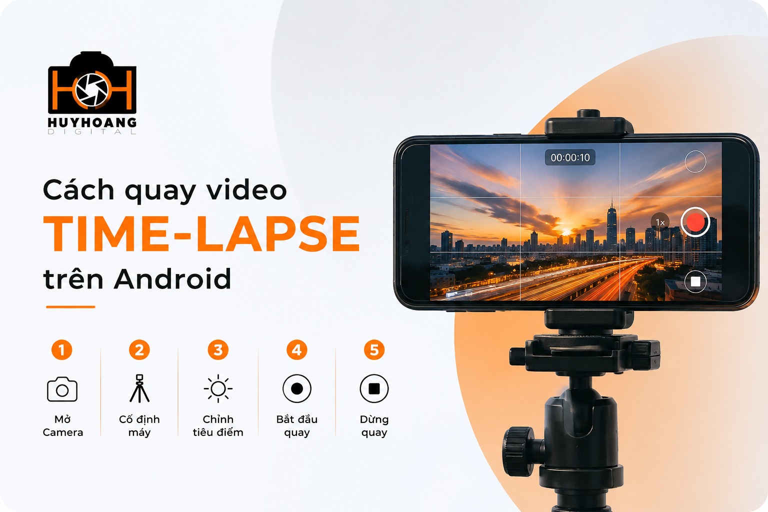 Cách quay video Time-lapse trên Android