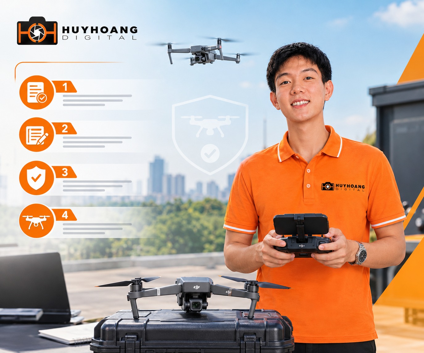 Các bước xin cấp phép và đăng ký mã định danh