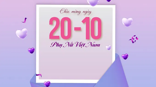 Background 20 tháng 10 mới lạ