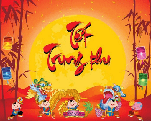 Background trung thu cho bé