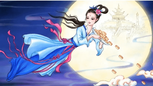 Background trung thu chủ đề truyền thống
