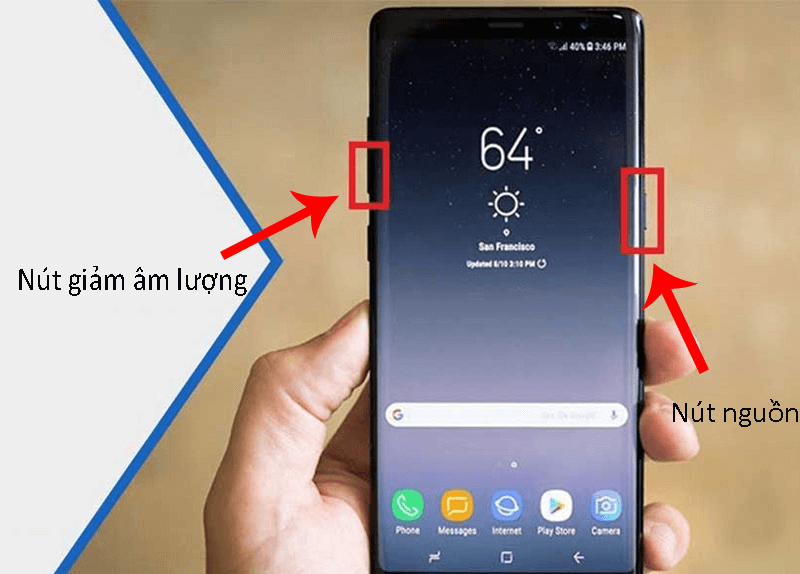 Cách chụp màn hình điện thoại đơn giản