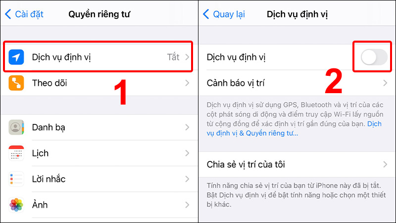 Chụp ảnh có định vị trên iphone