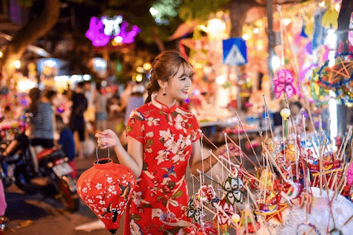 Concept chụp ảnh trung thu lễ hội đường phố