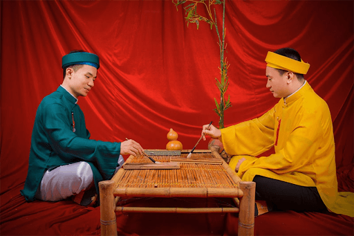 Concept chụp trung thu xưa với áo dài truyền thống