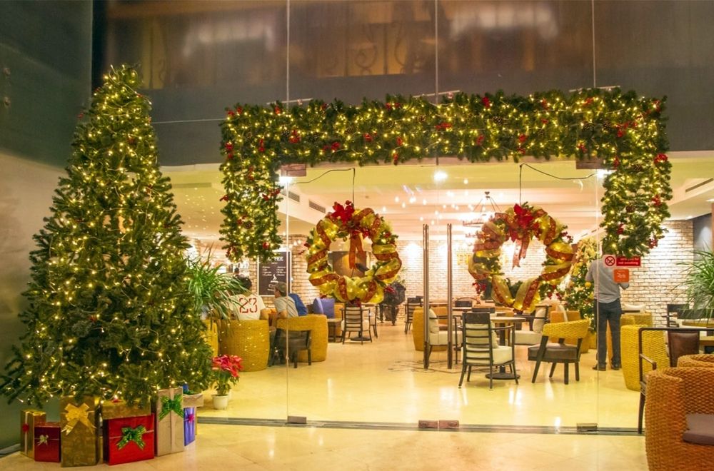 Concept trang trí noel văn phòng