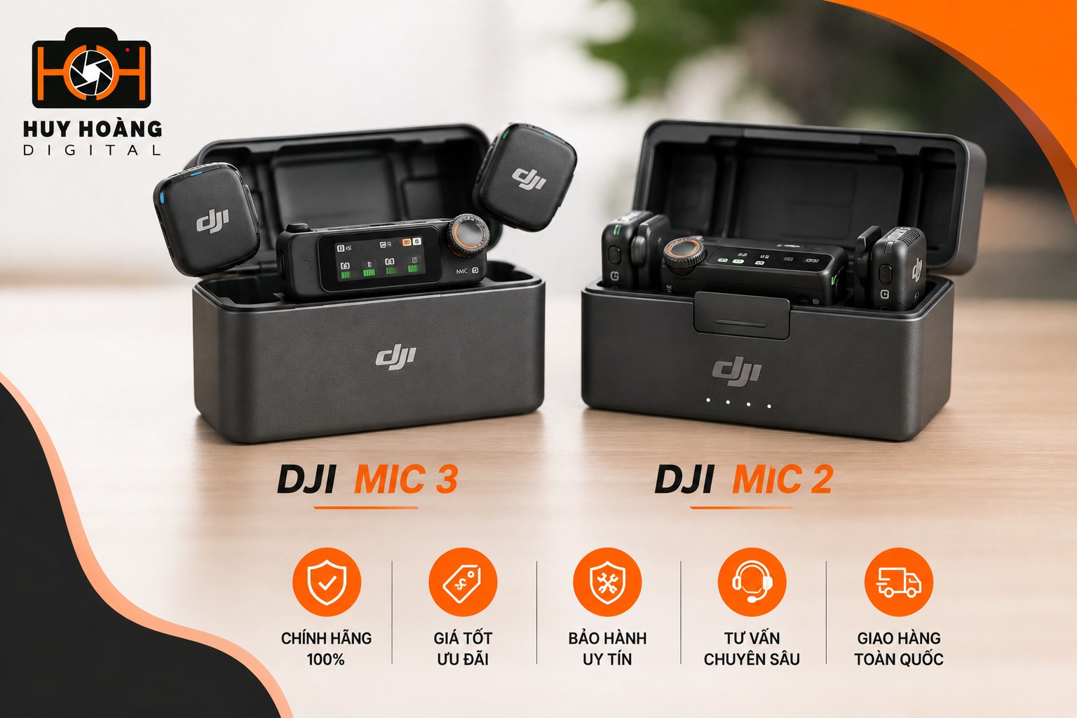 So sánh chi tiết DJI Mic 3 vs DJI Mic 2: Mic nào tốt hơn?