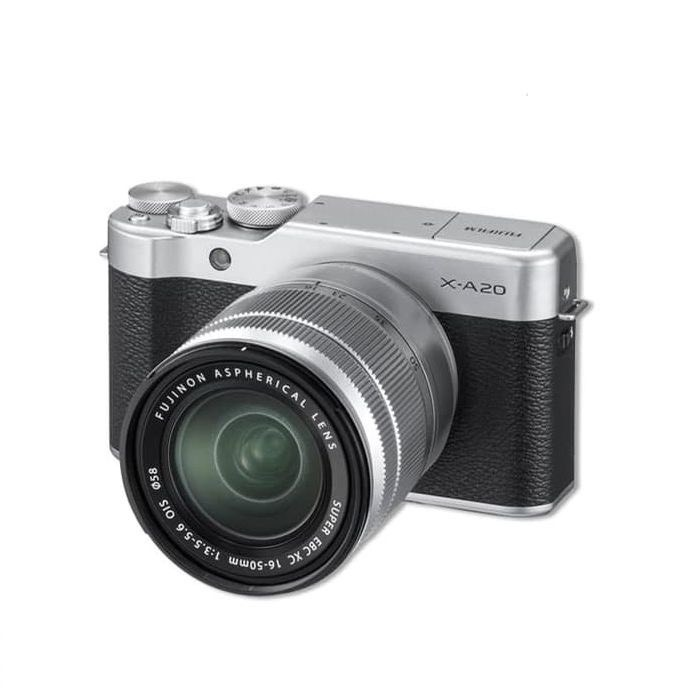 Fujifilm X-A20 sử dụng chất liệu da cổ điển và tinh tế