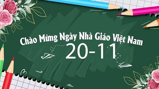 Lưu ý khi chọn phông nền ngày 20/11
