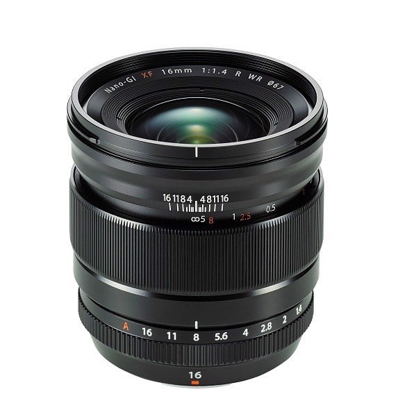Ống kính chụp chân dung cho Fujifilm XF16mm F1.4 R WR