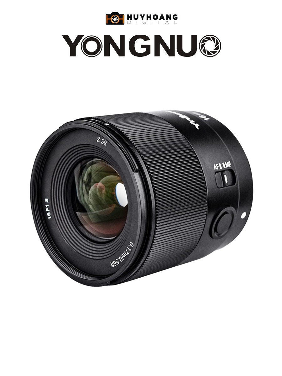 Ống kính Yongnuo 16mm f/1.8 DA DSM Sony E