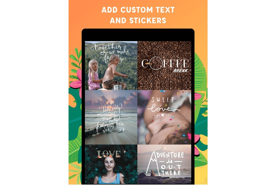 PicLab cung cấp nhiều hiệu ứng, bộ lọc, kiểu chữ