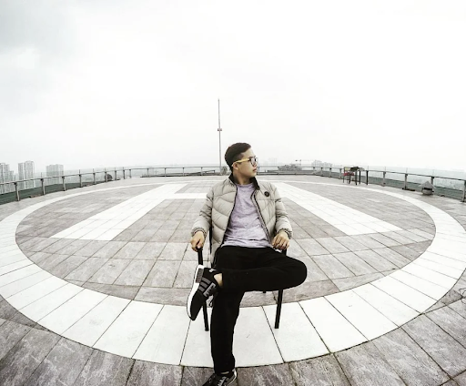 Sân bay trực thăng tại tòa nhà Hei Tower có view cực chất
