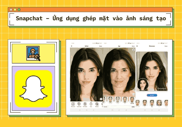 Snapchat – Ghép mặt đầy sáng tạo với hiệu ứng AR