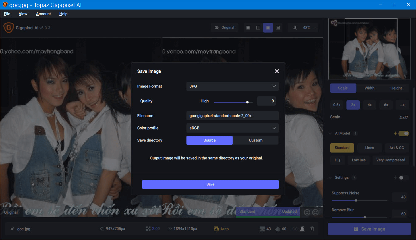 Ứng dụng công nghệ AI để tăng chất lượng ảnh online