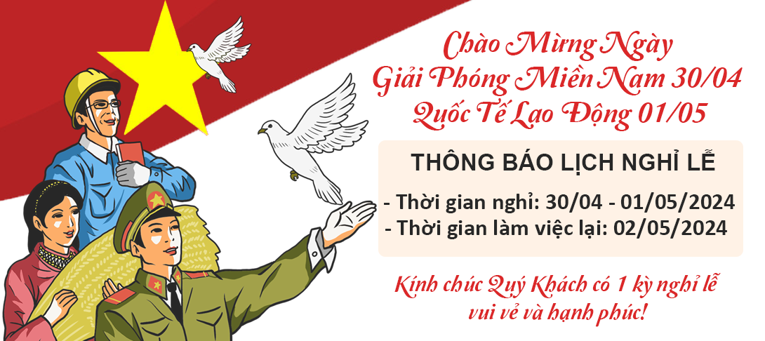 Banner Nghỉ Lễ 30.04 - 01/05